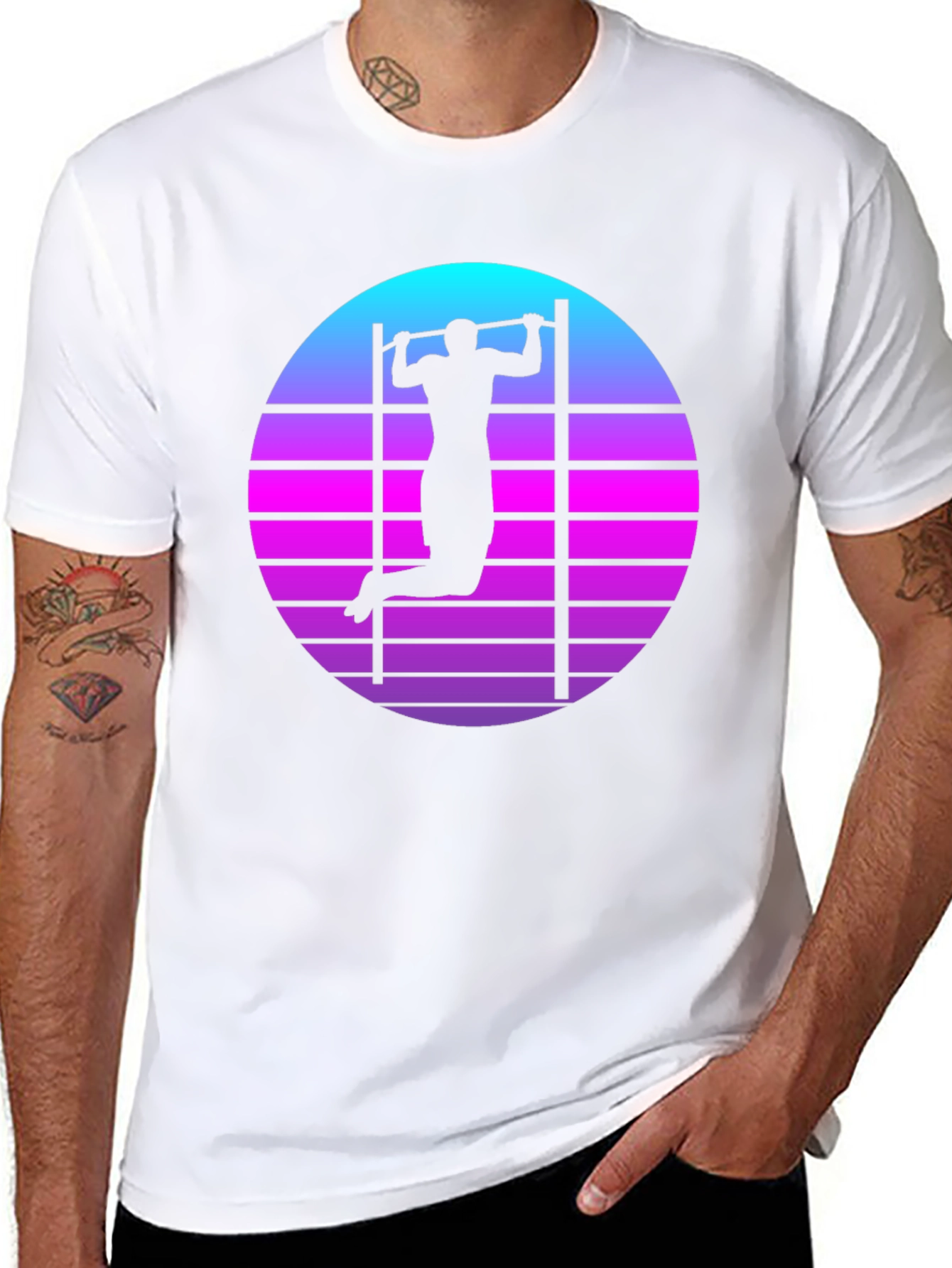 Retro Fitness Pull-Up T-Shirt