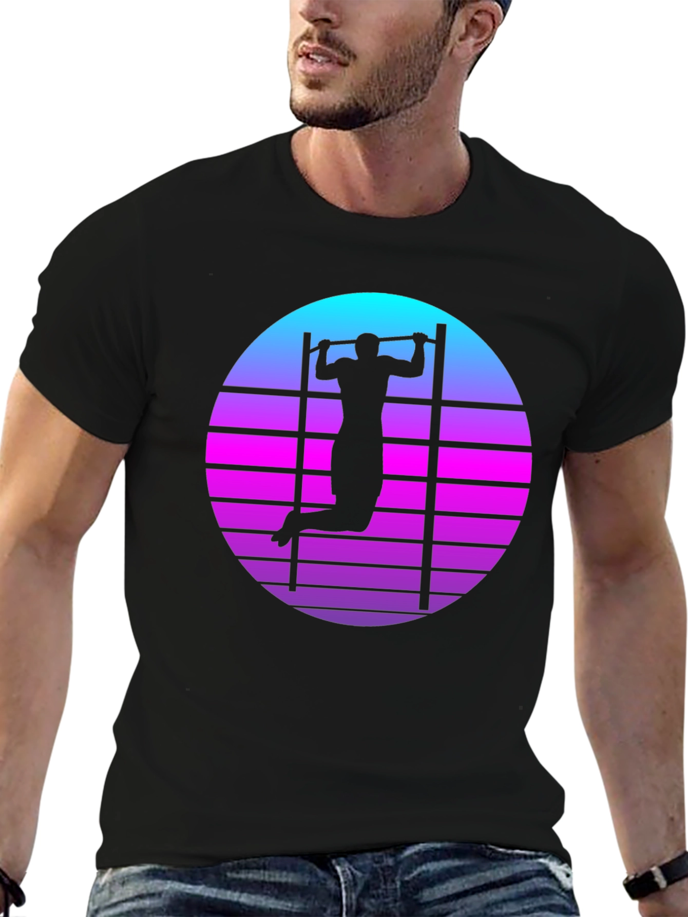 Retro Fitness Pull-Up T-Shirt