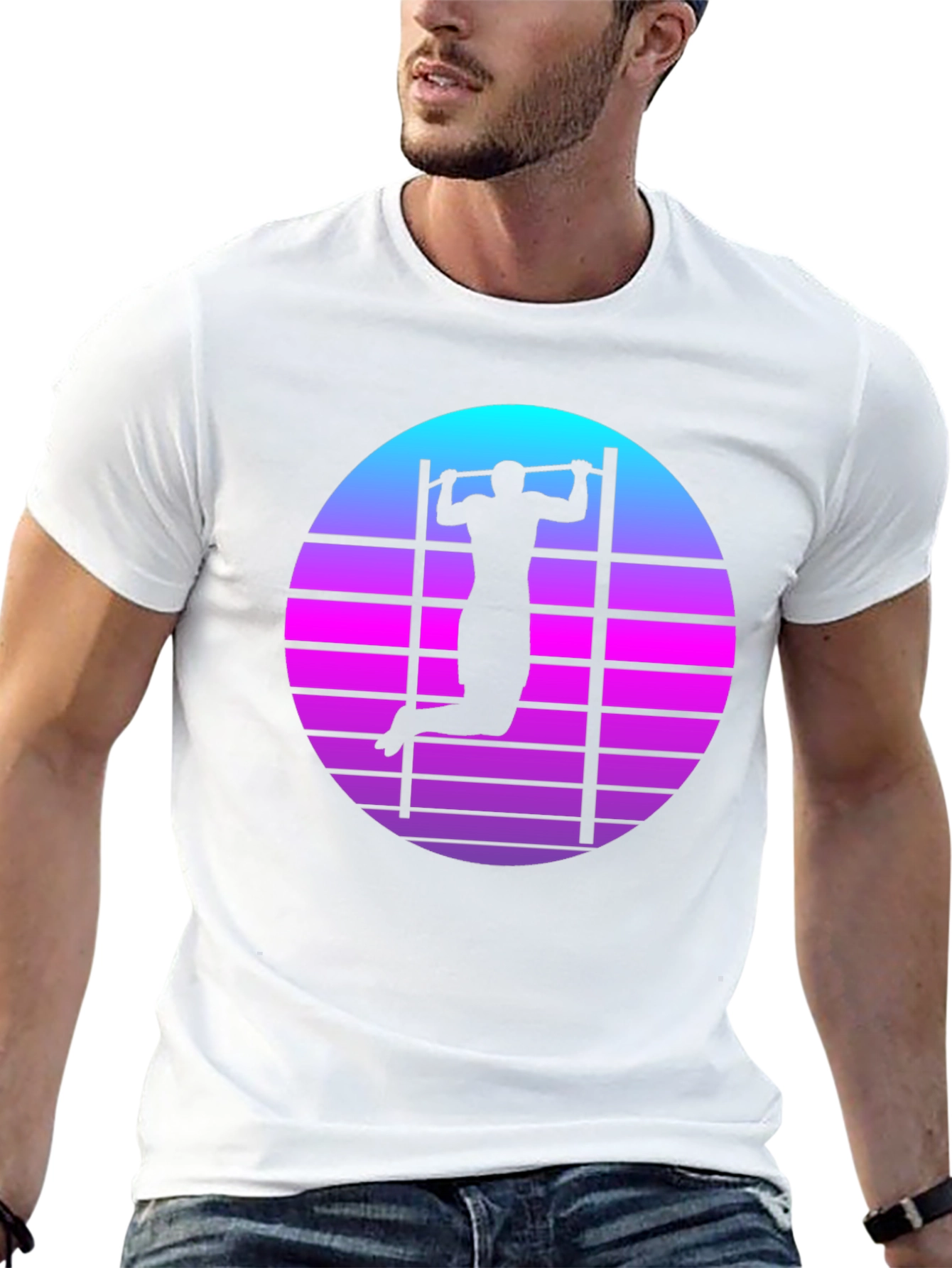 Retro Fitness Pull-Up T-Shirt