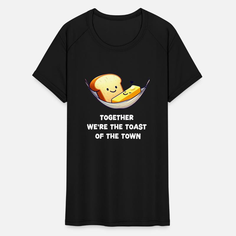 Together we are the toast of the town