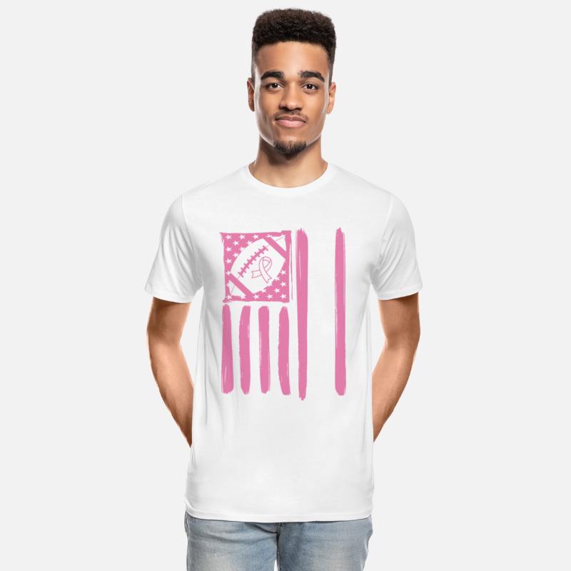 Tough Guys Wear Pink Breast Cancer Football Lover