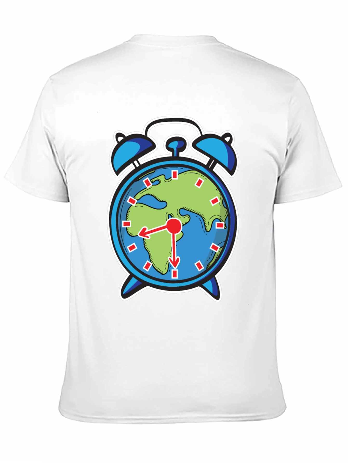 Earth Alarm Clock Graphic Tee - Time to Act!
