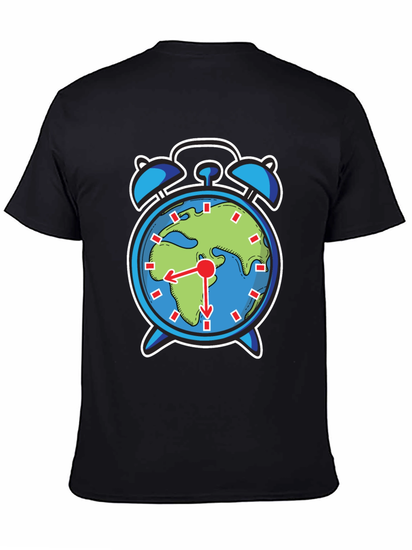 Earth Alarm Clock Graphic Tee - Time to Act!