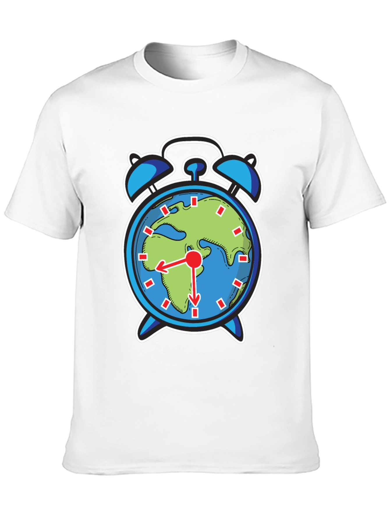 Earth Alarm Clock Graphic Tee - Time to Act!
