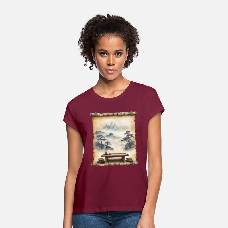 Traditional Table Papyrus Scroll Kotatsu Japanese