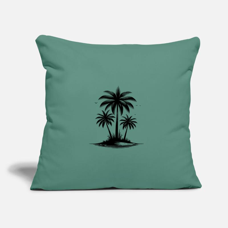 Tropical Beach With Palm Trees