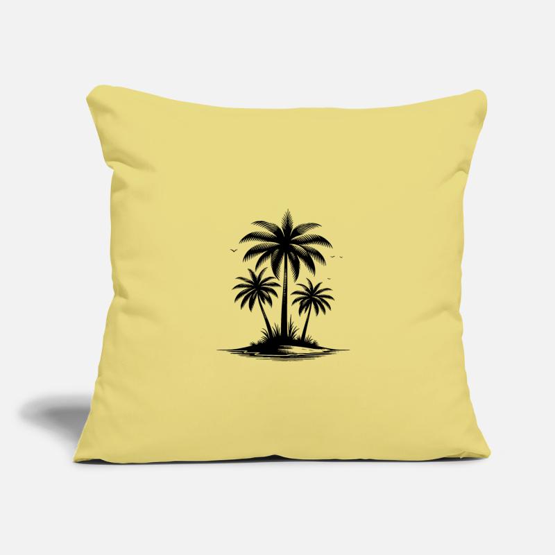 Tropical Beach With Palm Trees