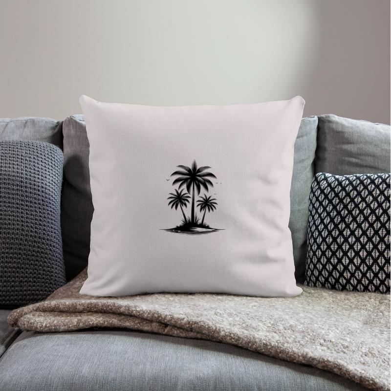 Tropical Beach With Palm Trees