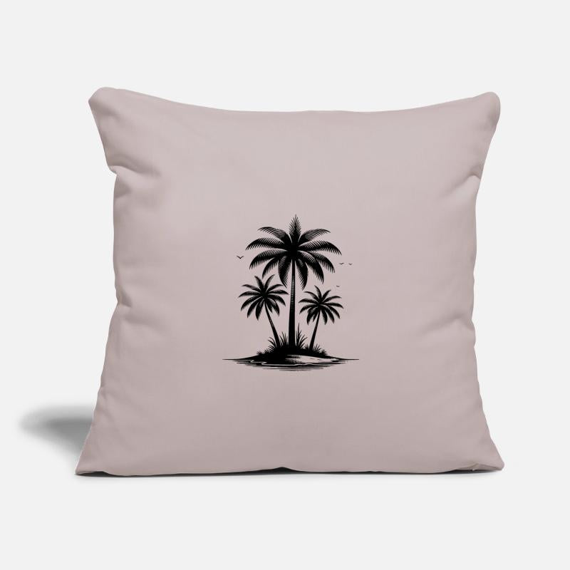 Tropical Beach With Palm Trees