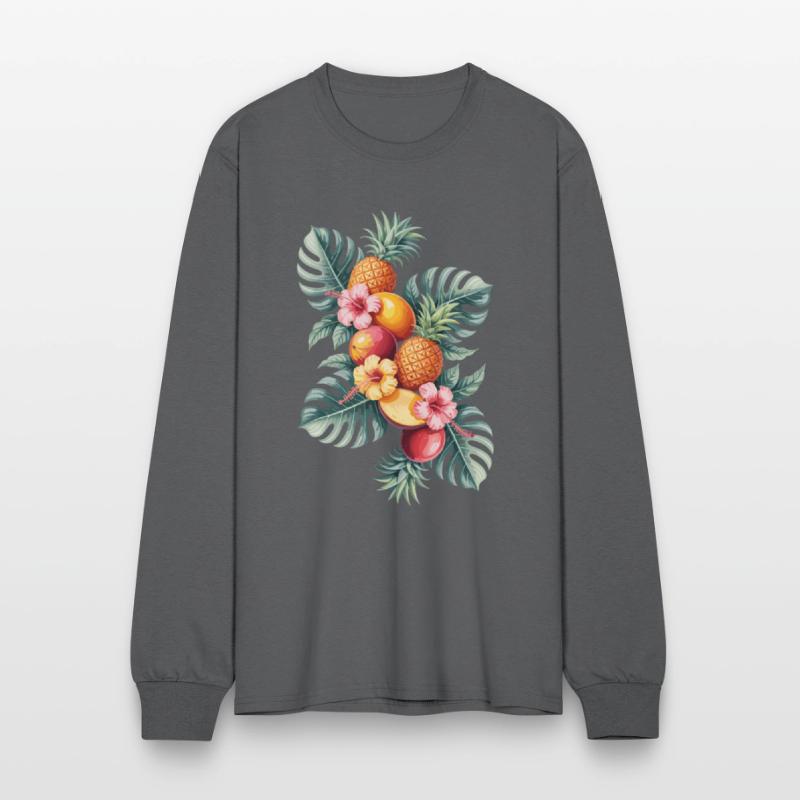 Tropical Fruit Paradise with Pineapples and