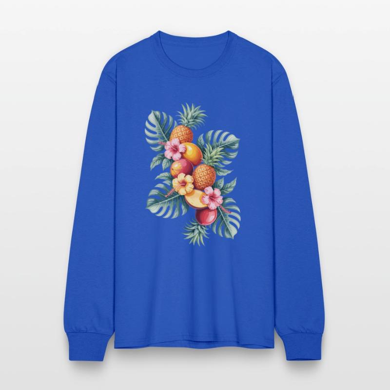 Tropical Fruit Paradise with Pineapples and