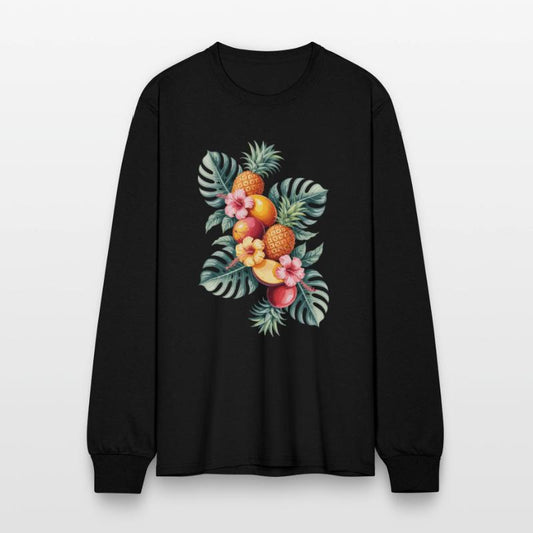 Tropical Fruit Paradise with Pineapples and