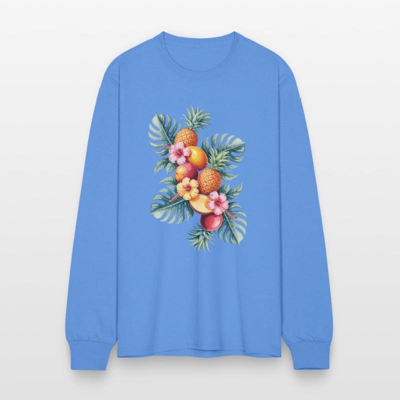 Tropical Fruit Paradise with Pineapples and