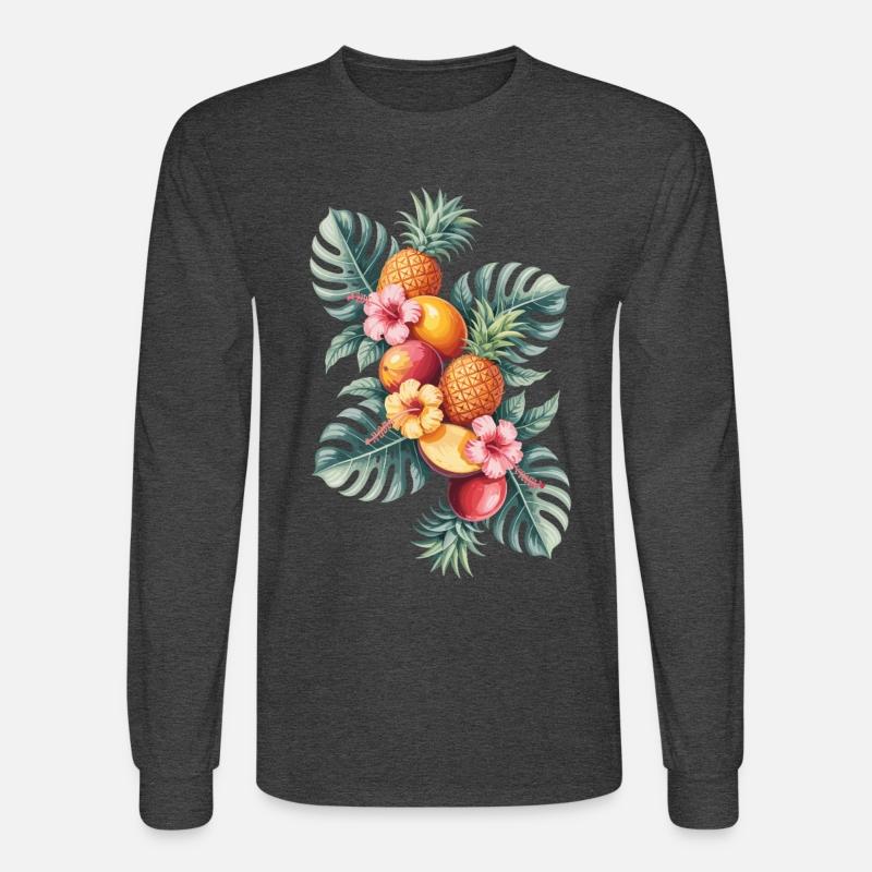 Tropical Fruit Paradise with Pineapples and