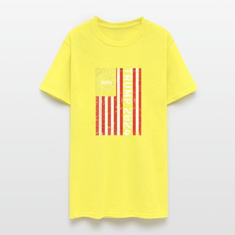 Trump 2024 Election Vintage American Flag Vote Tru