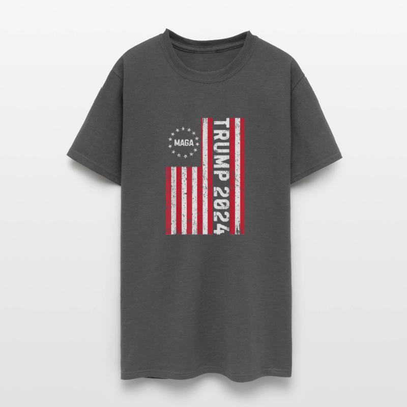 Trump 2024 Election Vintage American Flag Vote Tru