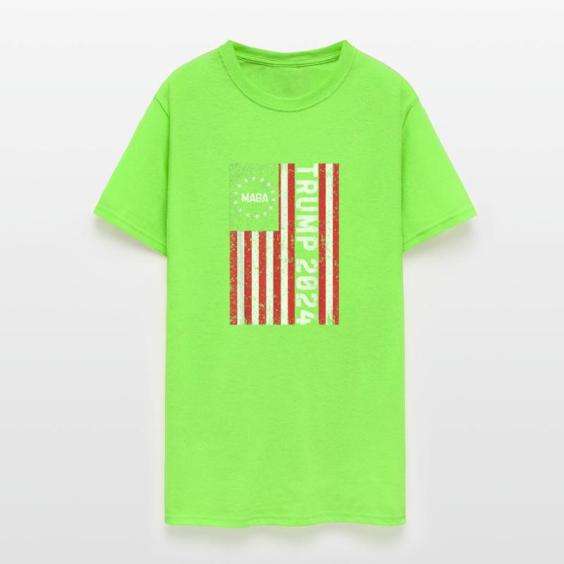 Trump 2024 Election Vintage American Flag Vote Tru