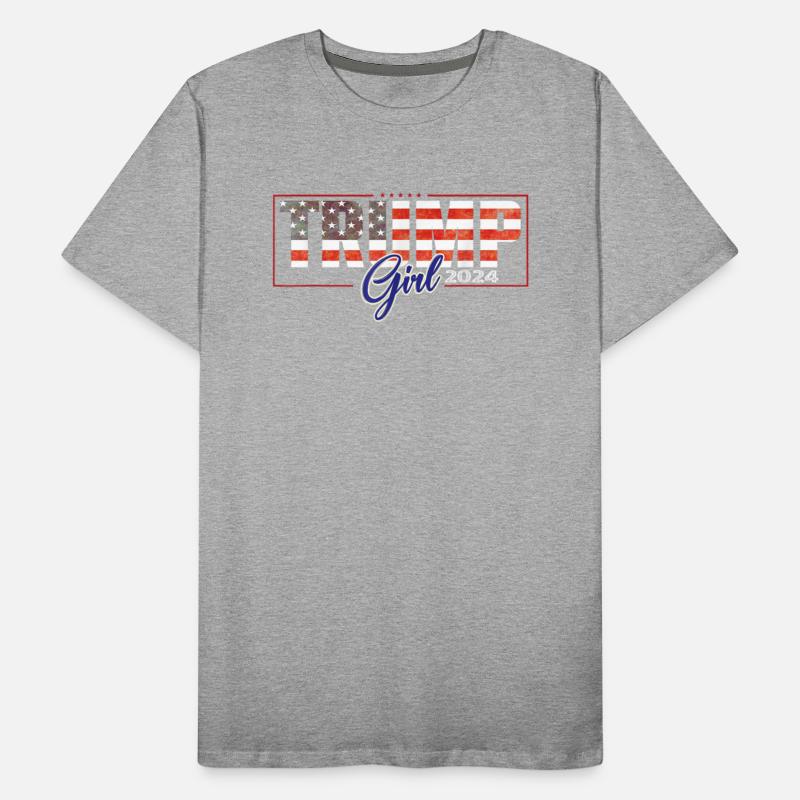 Trump Girl Trump 2024 American Flag Re Election