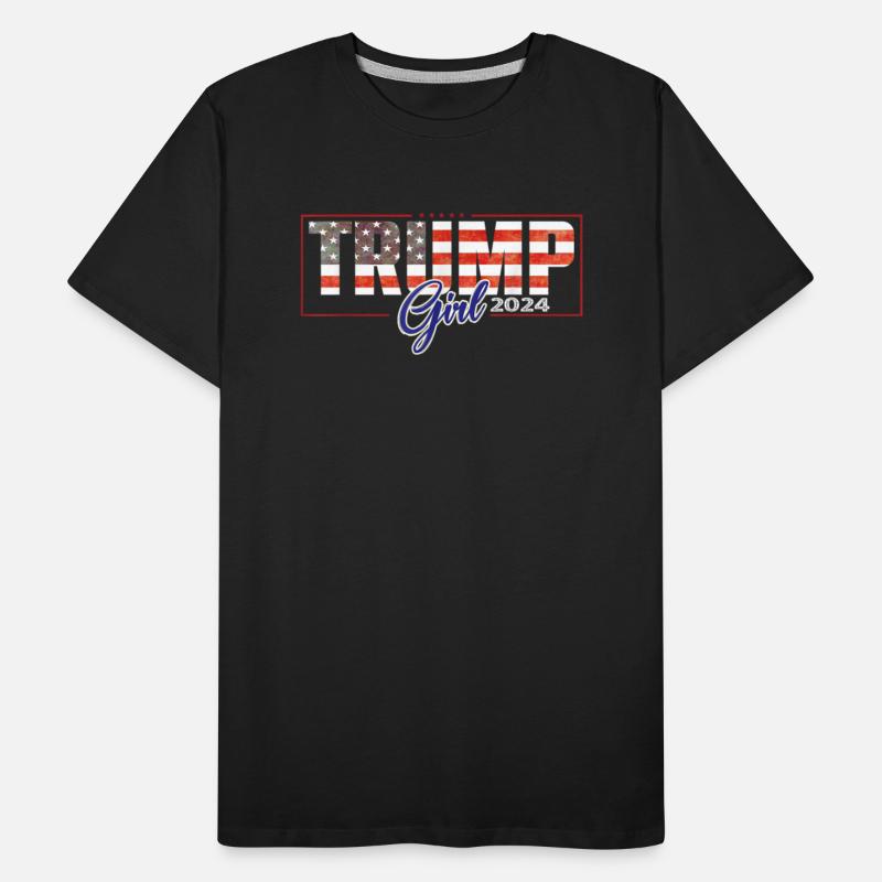 Trump Girl Trump 2024 American Flag Re Election