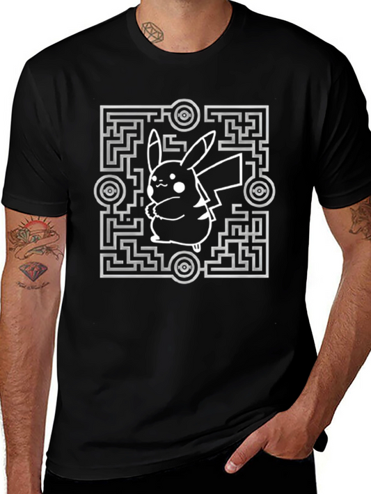 Pikachu Maze T-Shirt - Gotta Catch Em All!