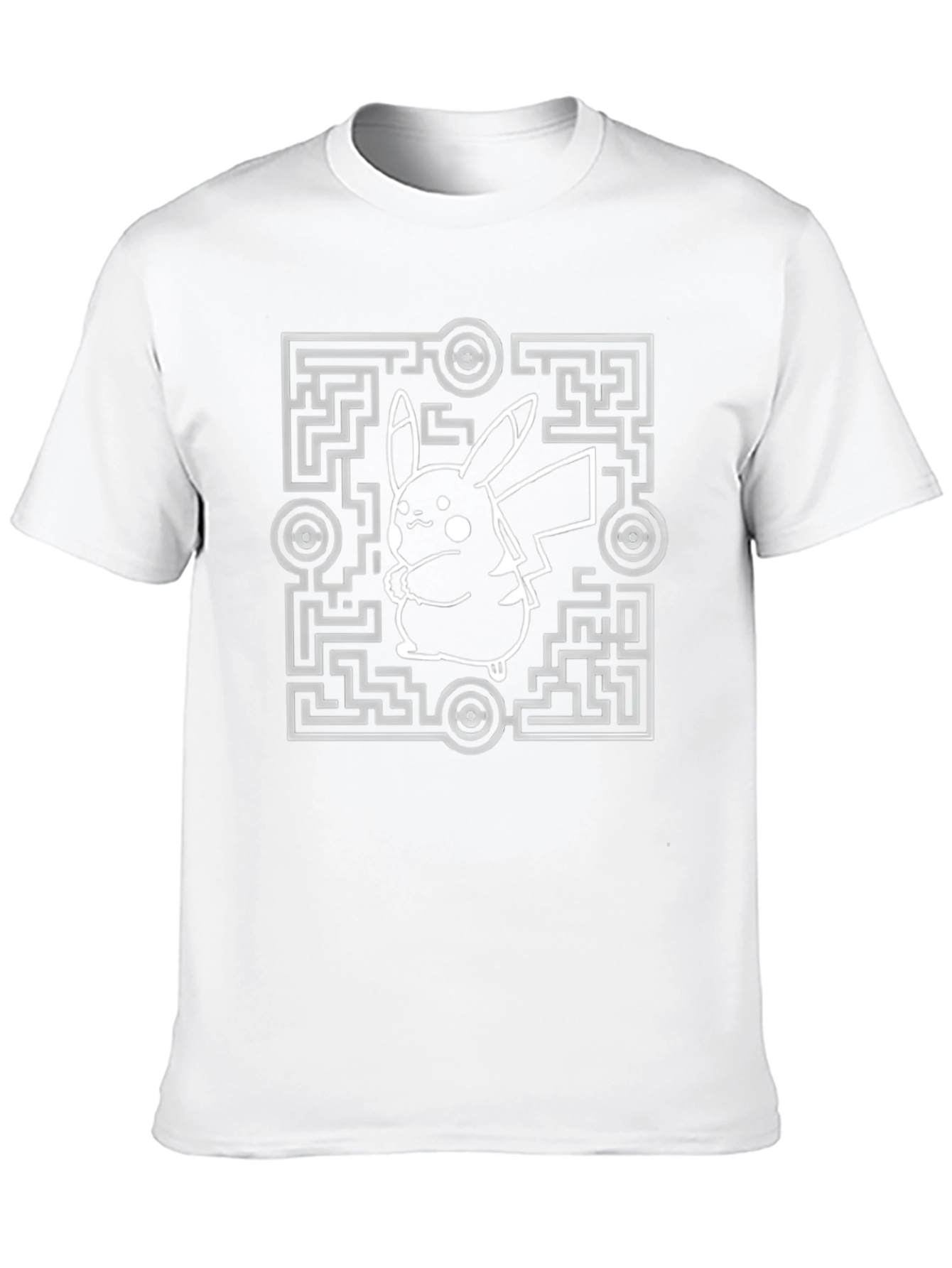 Pikachu Maze T-Shirt - Gotta Catch Em All!