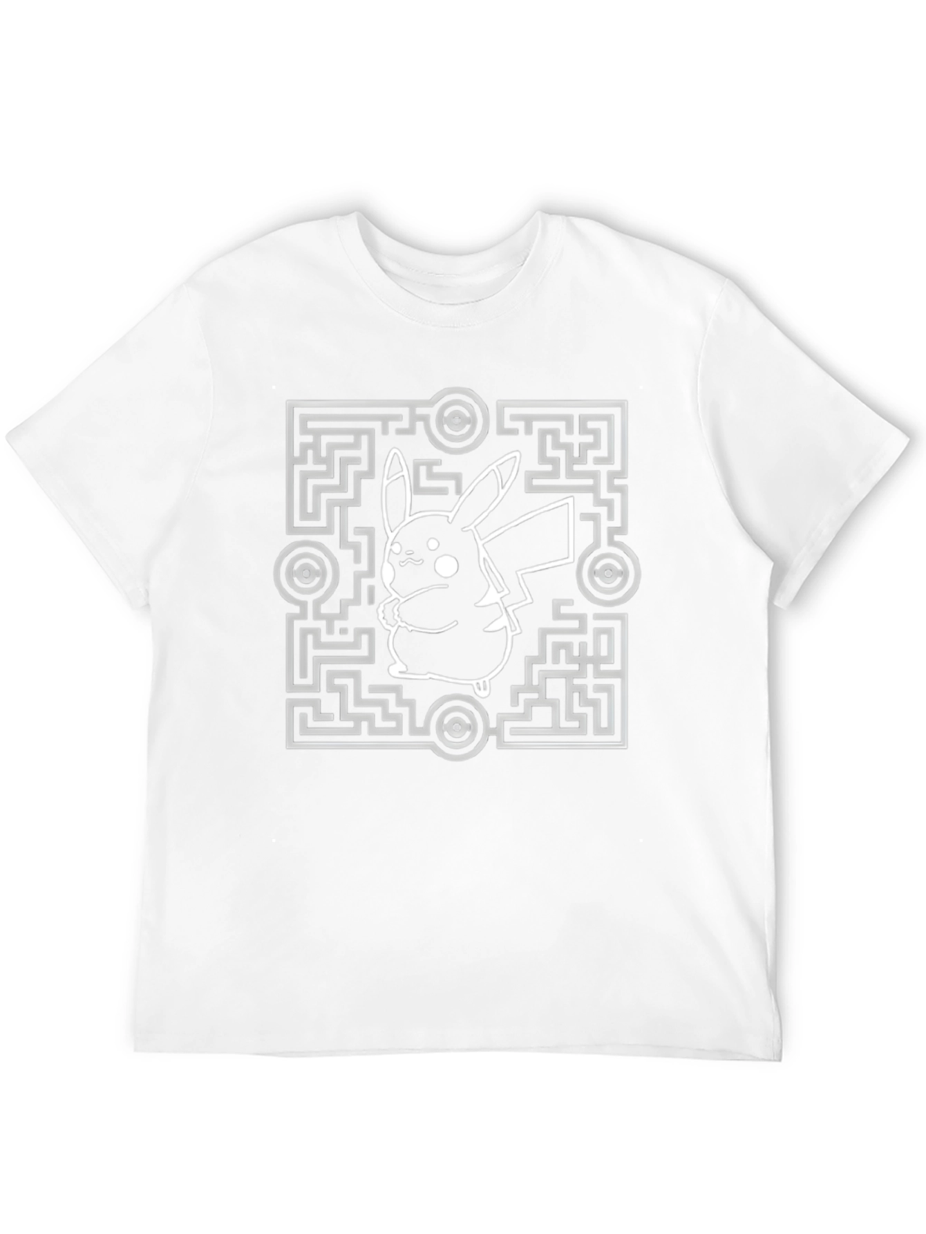Pikachu Maze T-Shirt - Gotta Catch Em All!