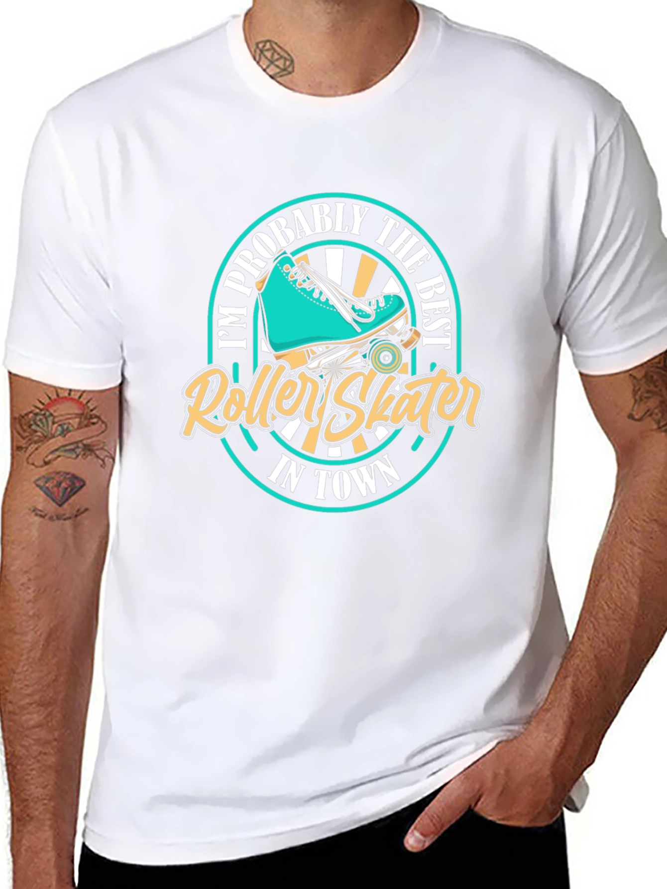 Best Roller Skater Graphic Tee