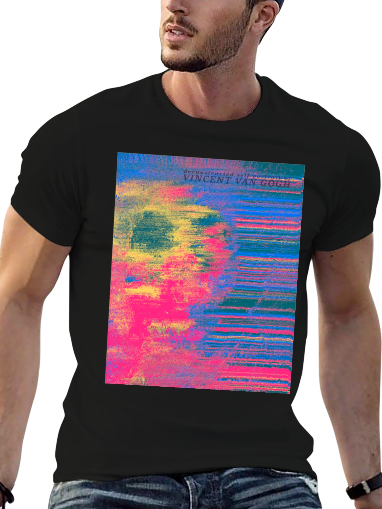 Van Gogh Deconstructed Self-Portrait Graphic Tee