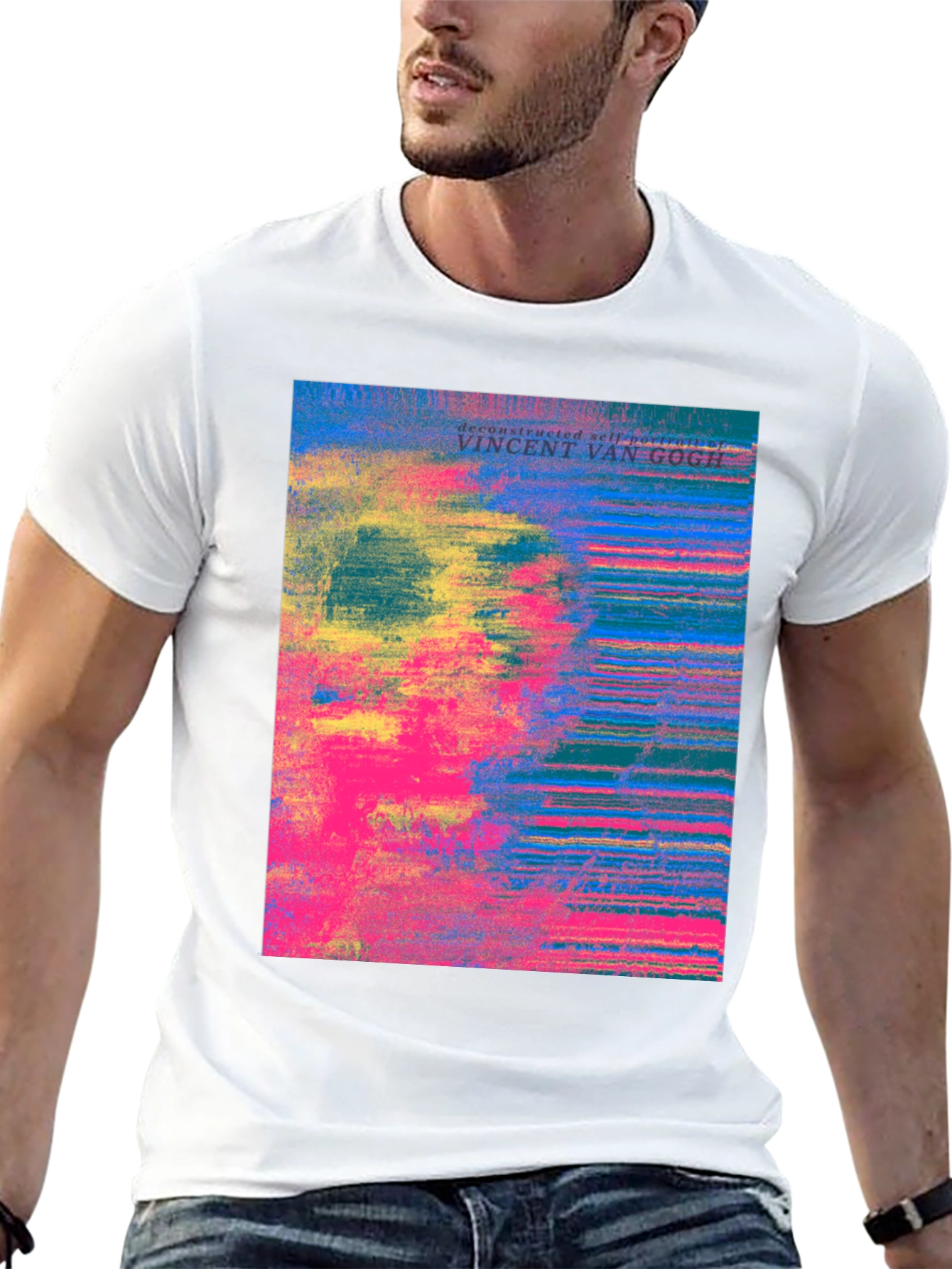 Van Gogh Deconstructed Self-Portrait Graphic Tee