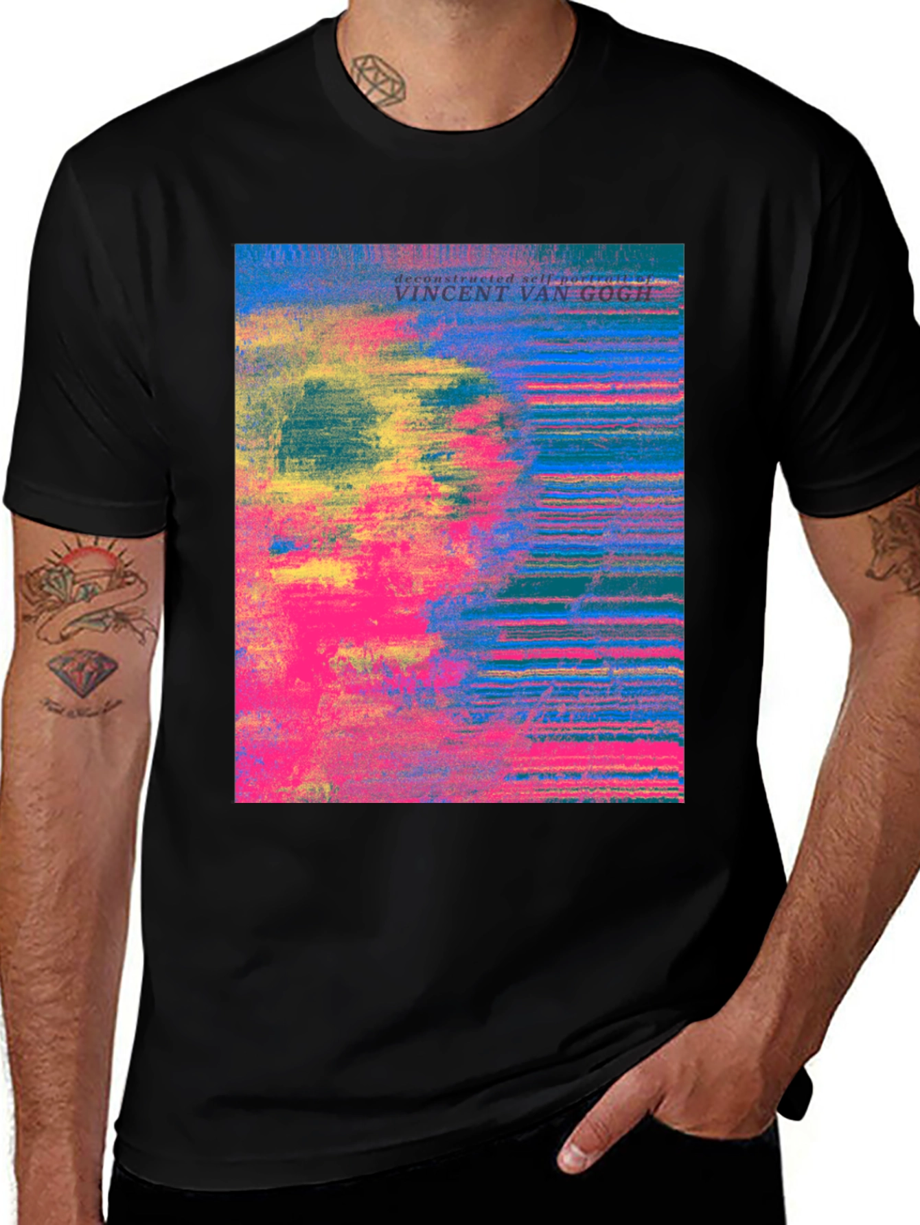 Van Gogh Deconstructed Self-Portrait Graphic Tee