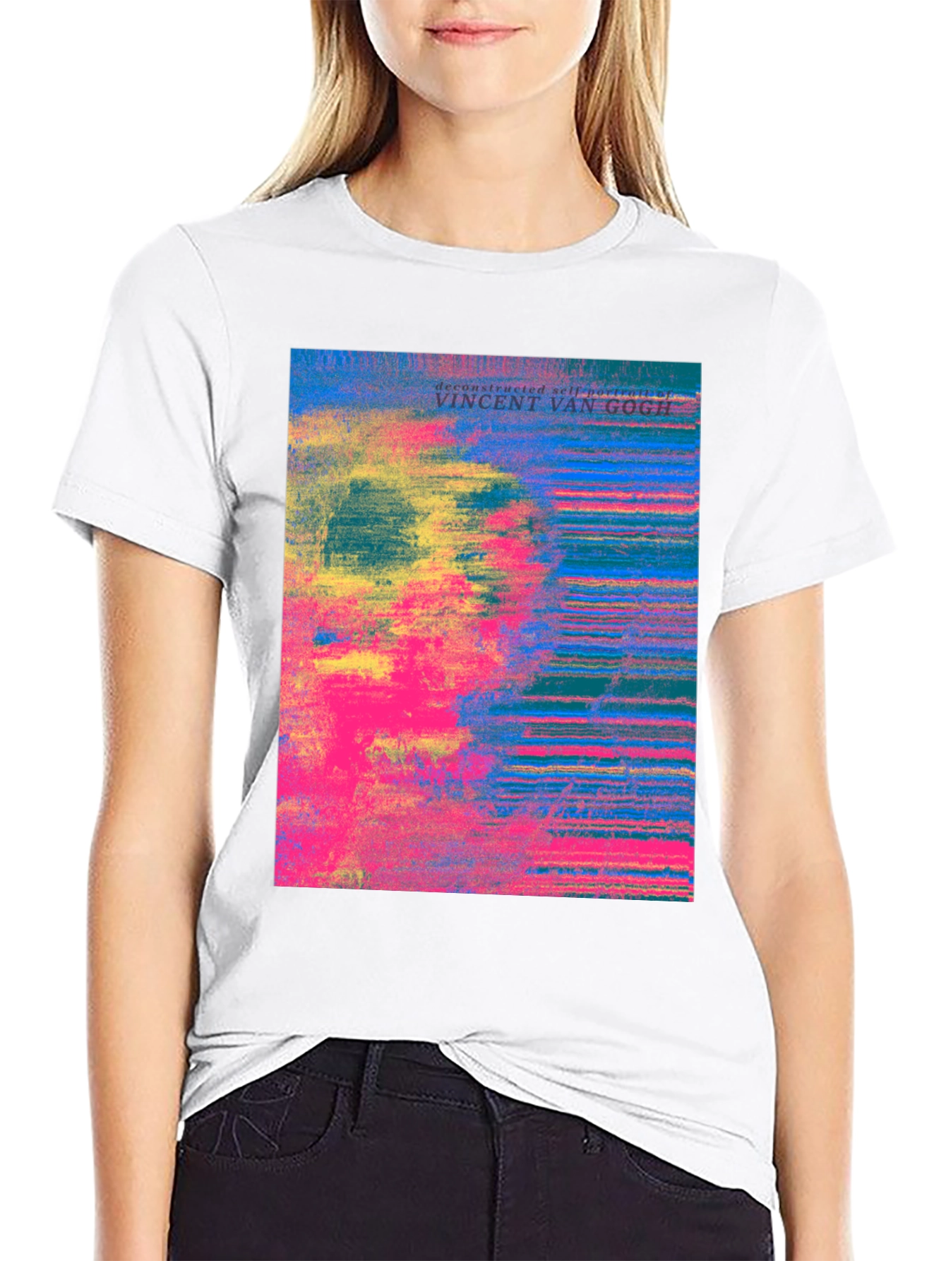 Van Gogh Deconstructed Self-Portrait Graphic Tee