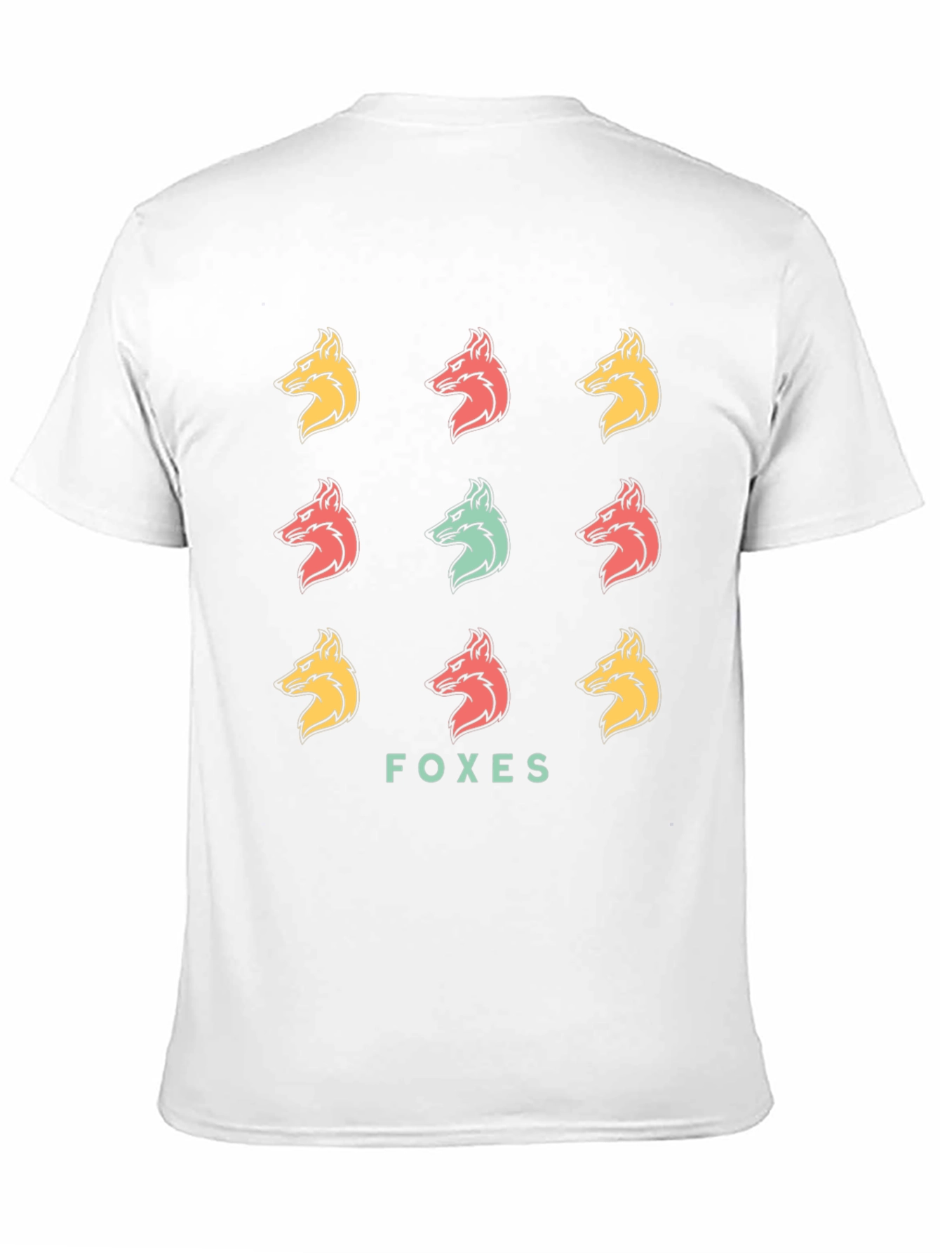 Foxes Graphic Print T-Shirt