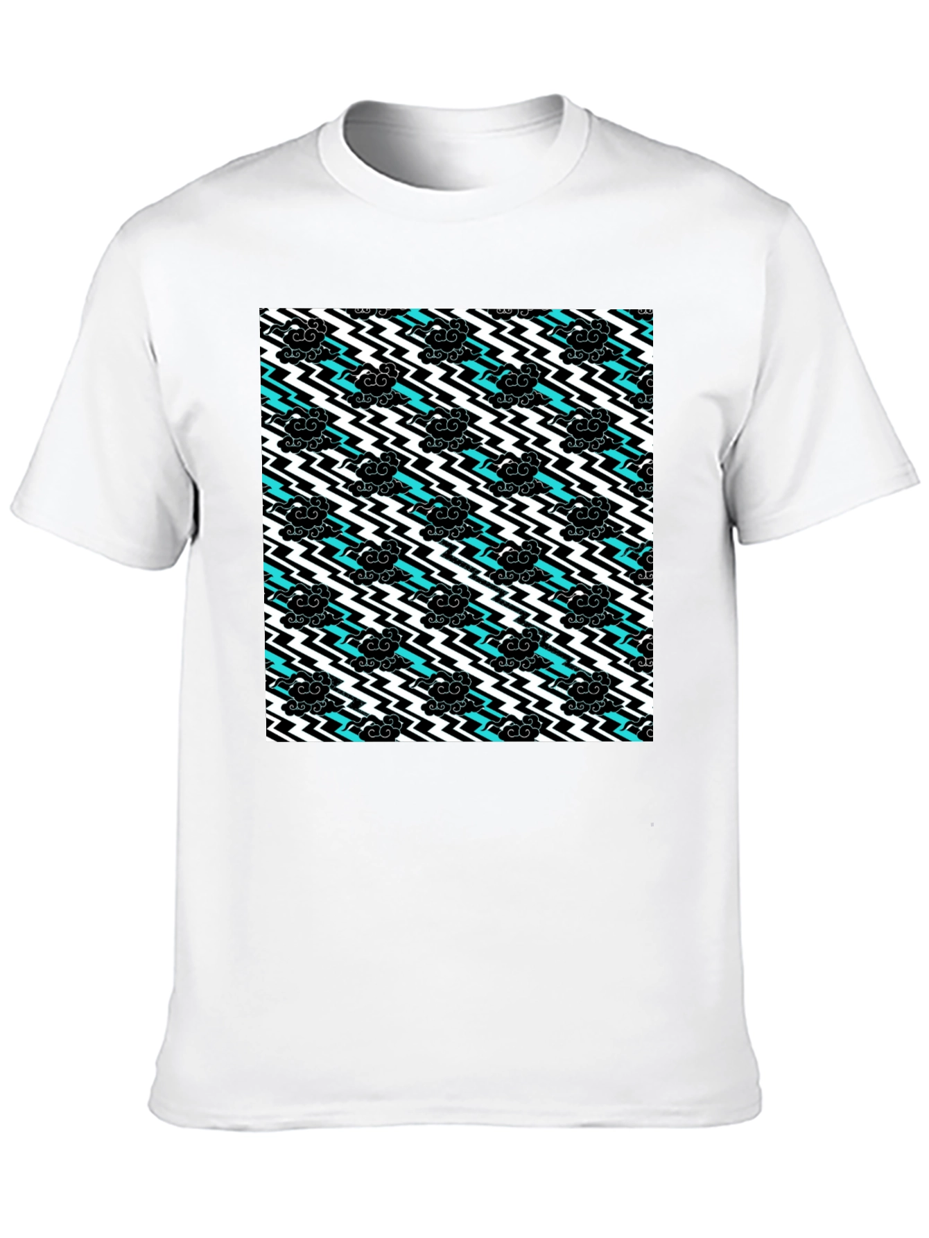 Stormy Weather T-Shirt - Black Cotton Tee