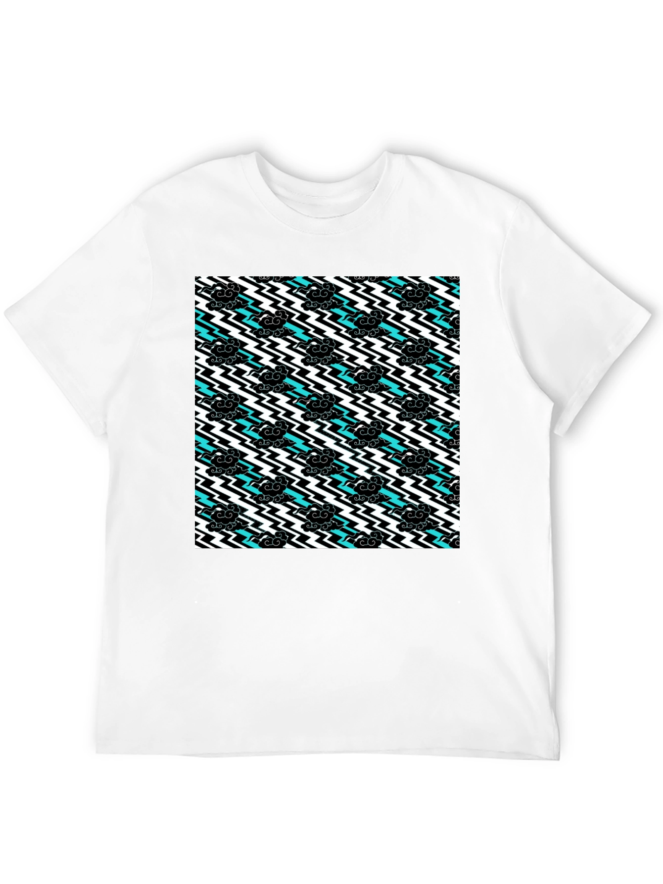 Stormy Weather T-Shirt - Black Cotton Tee