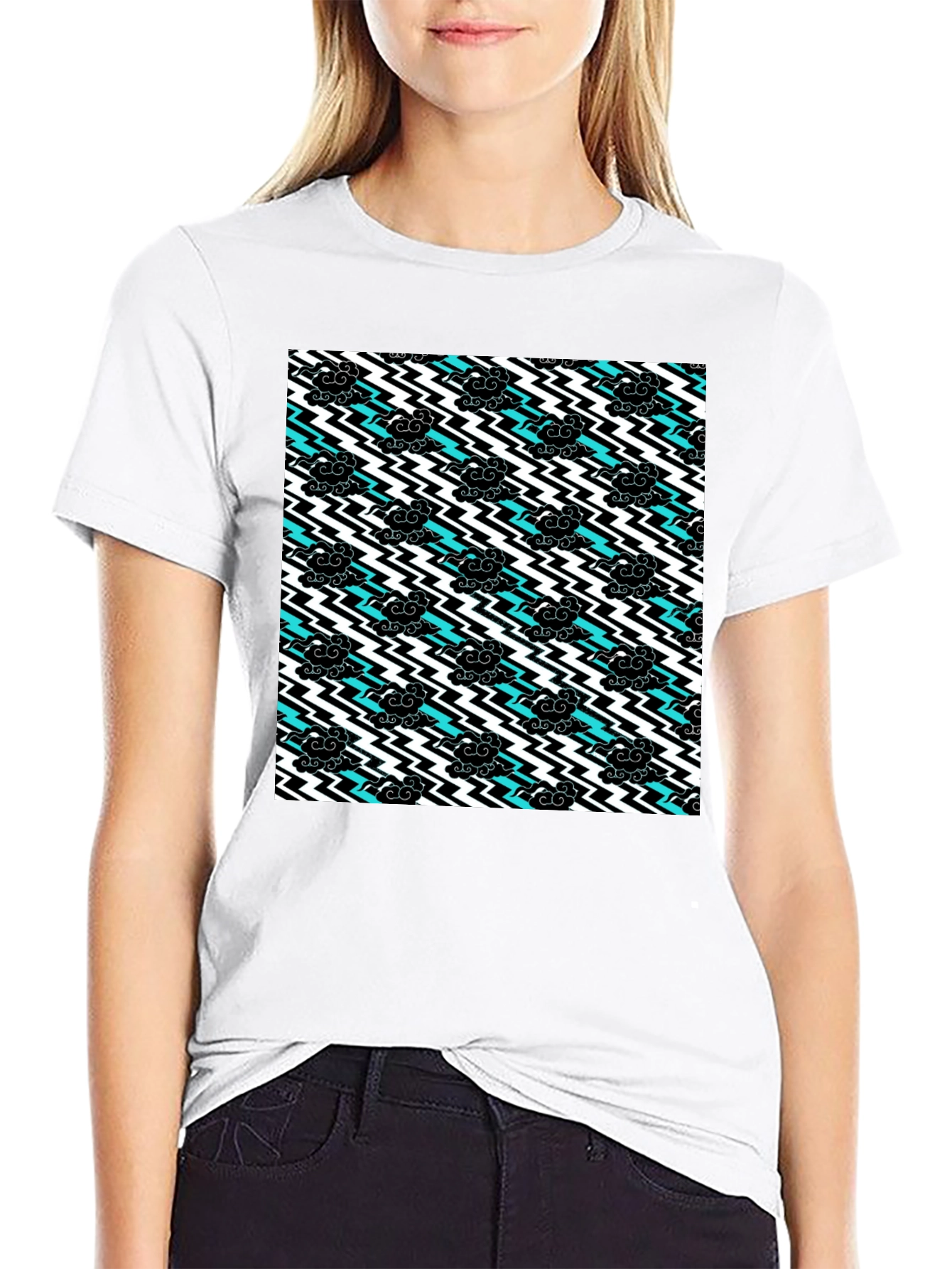 Stormy Weather T-Shirt - Black Cotton Tee