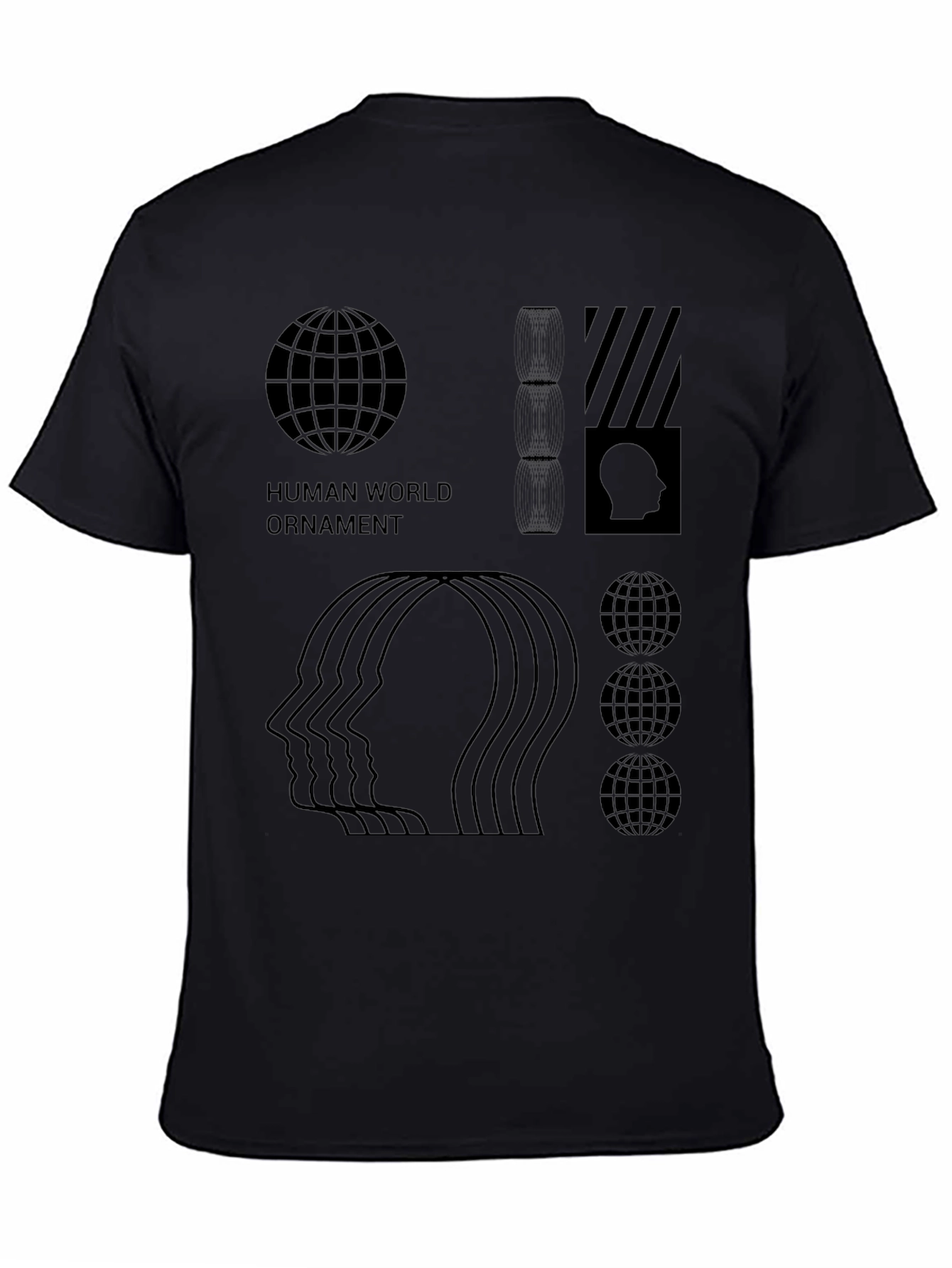 Human World Ornament Graphic Tee