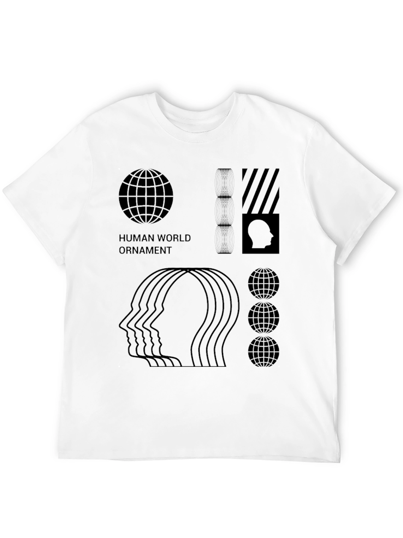 Human World Ornament Graphic Tee
