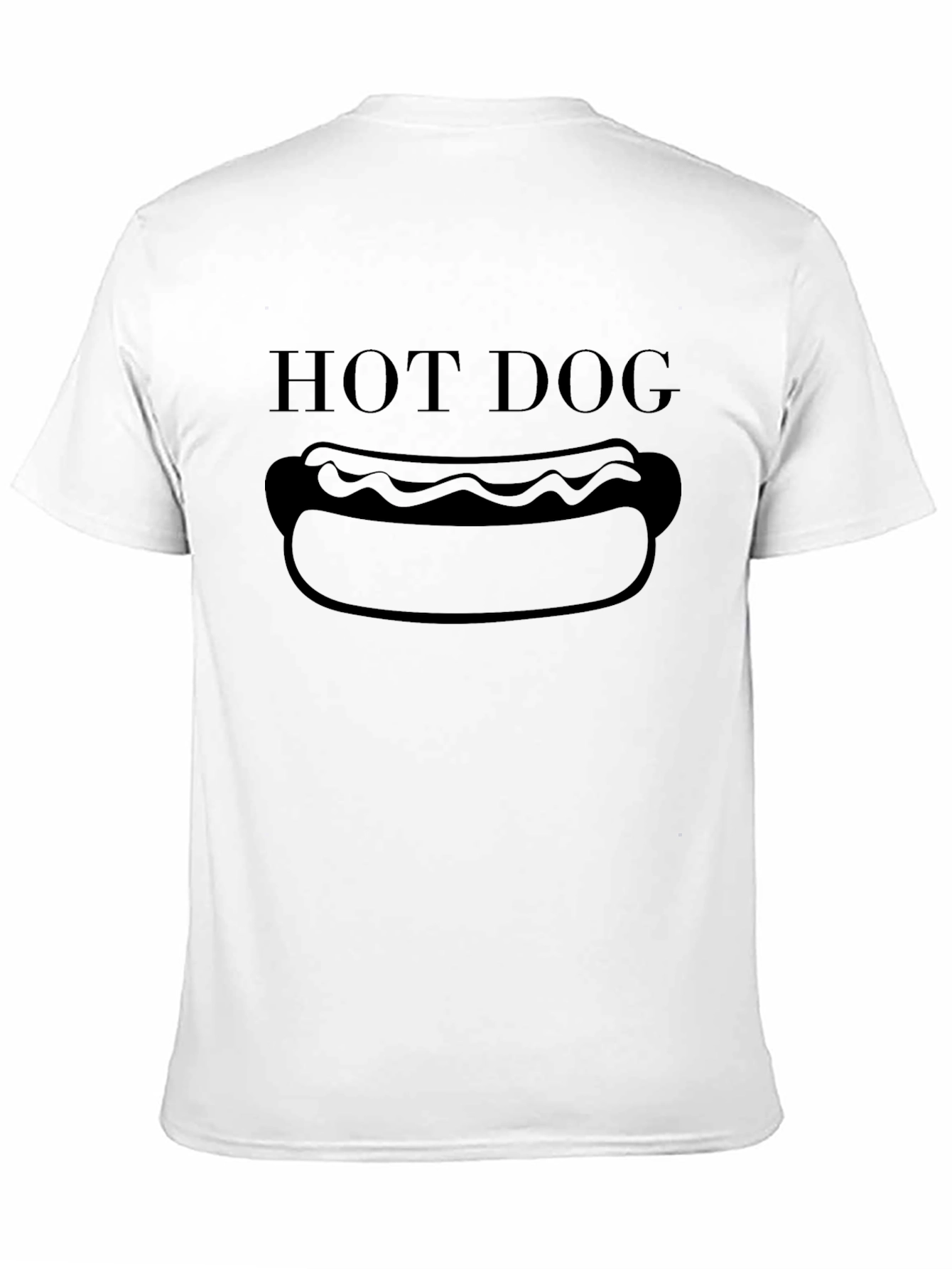 Hot Dog Graphic T-Shirt – Funny Food Lover Casual Tee Gift