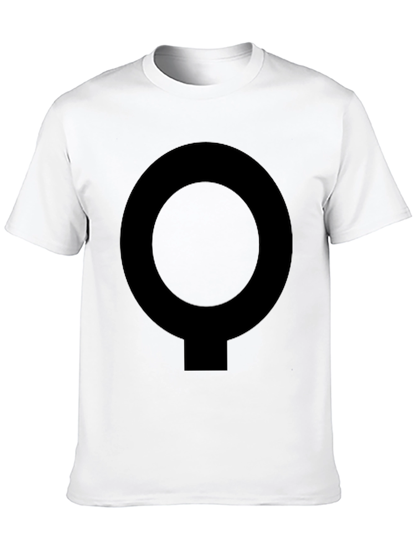 Simple Symbol Black T-Shirt