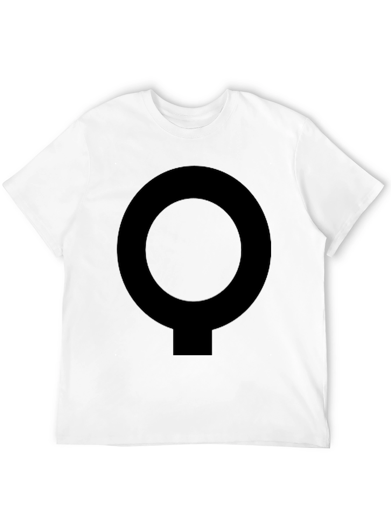 Simple Symbol Black T-Shirt