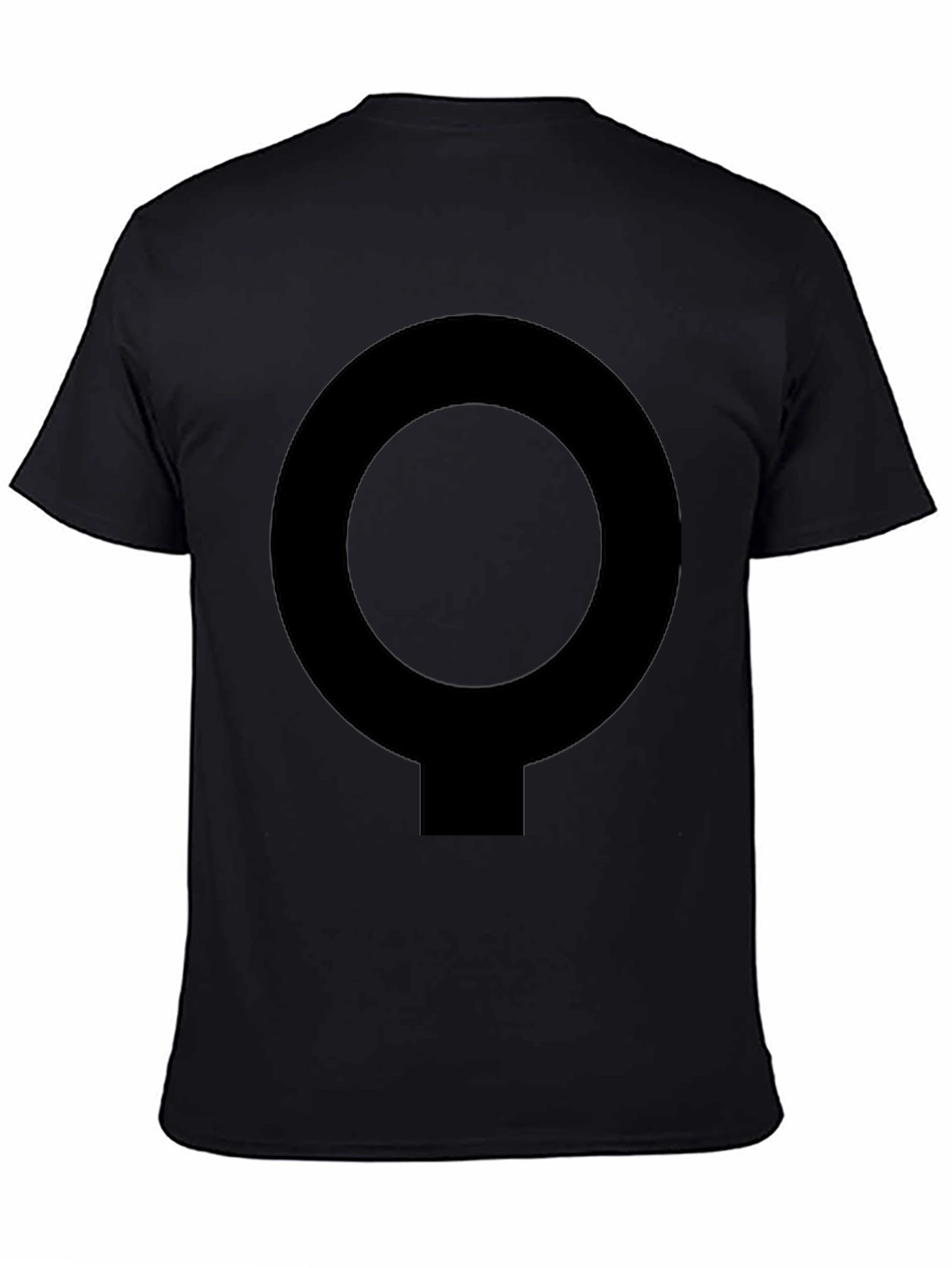 Simple Symbol Black T-Shirt