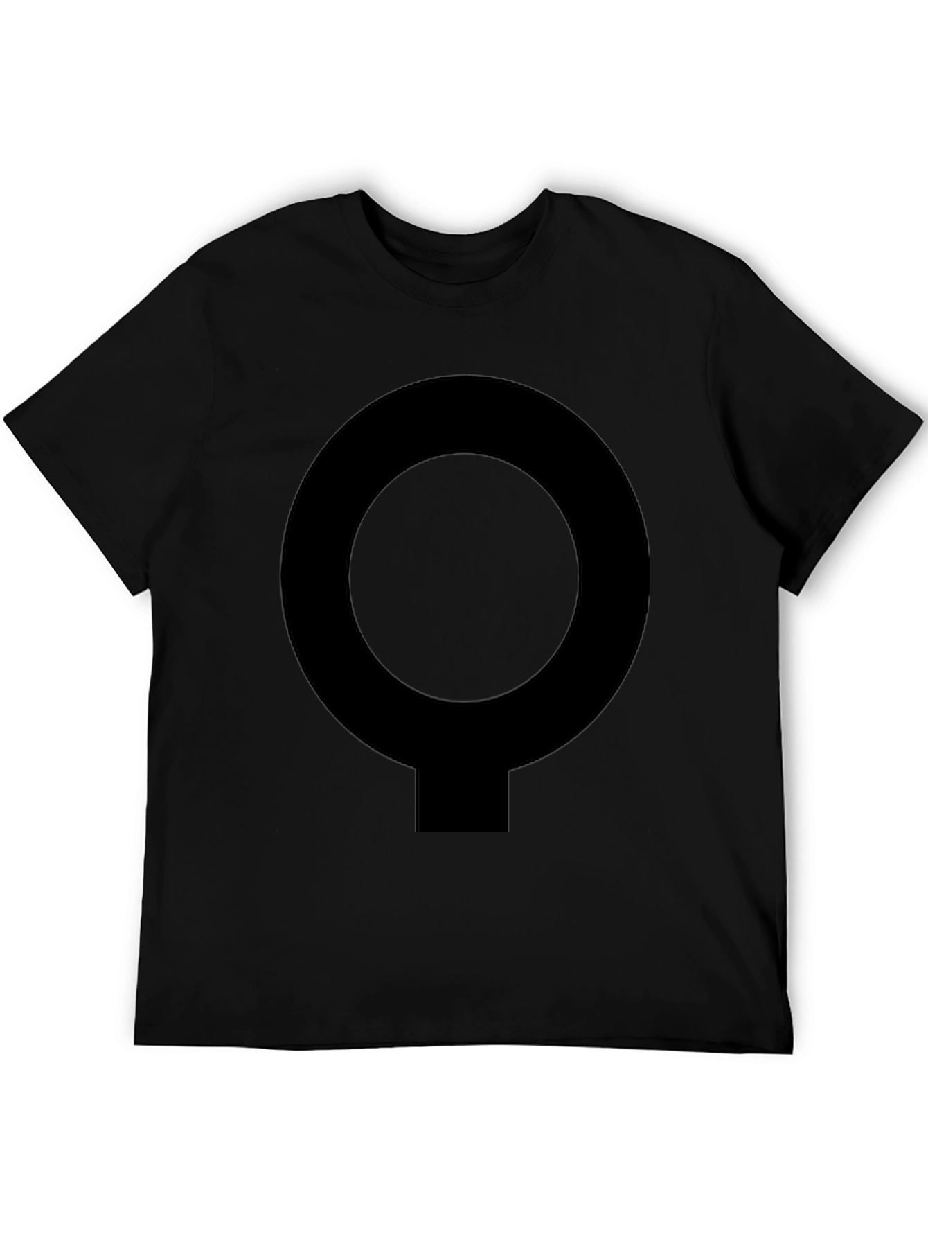 Simple Symbol Black T-Shirt