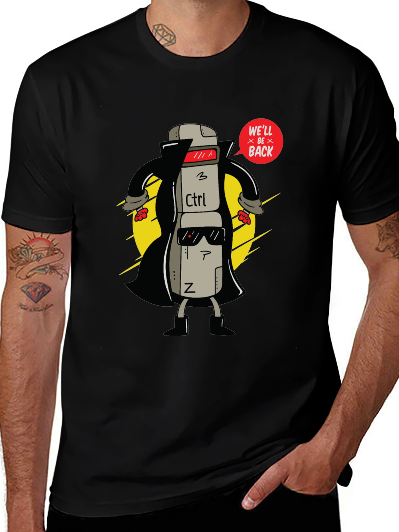 Control Key T-Shirt - Well Be Back