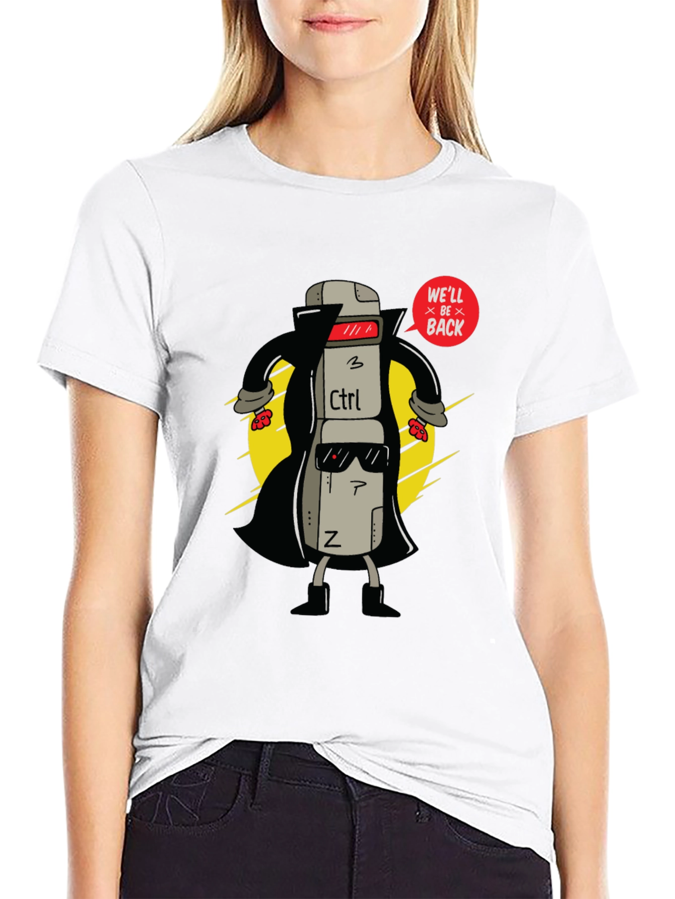 Control Key T-Shirt - Well Be Back