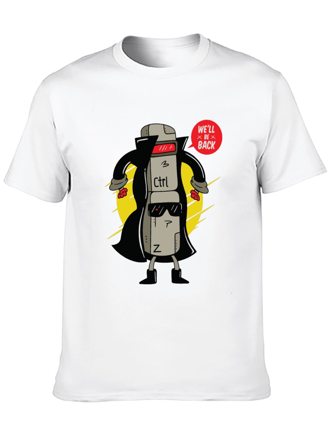 Control Key T-Shirt - Well Be Back