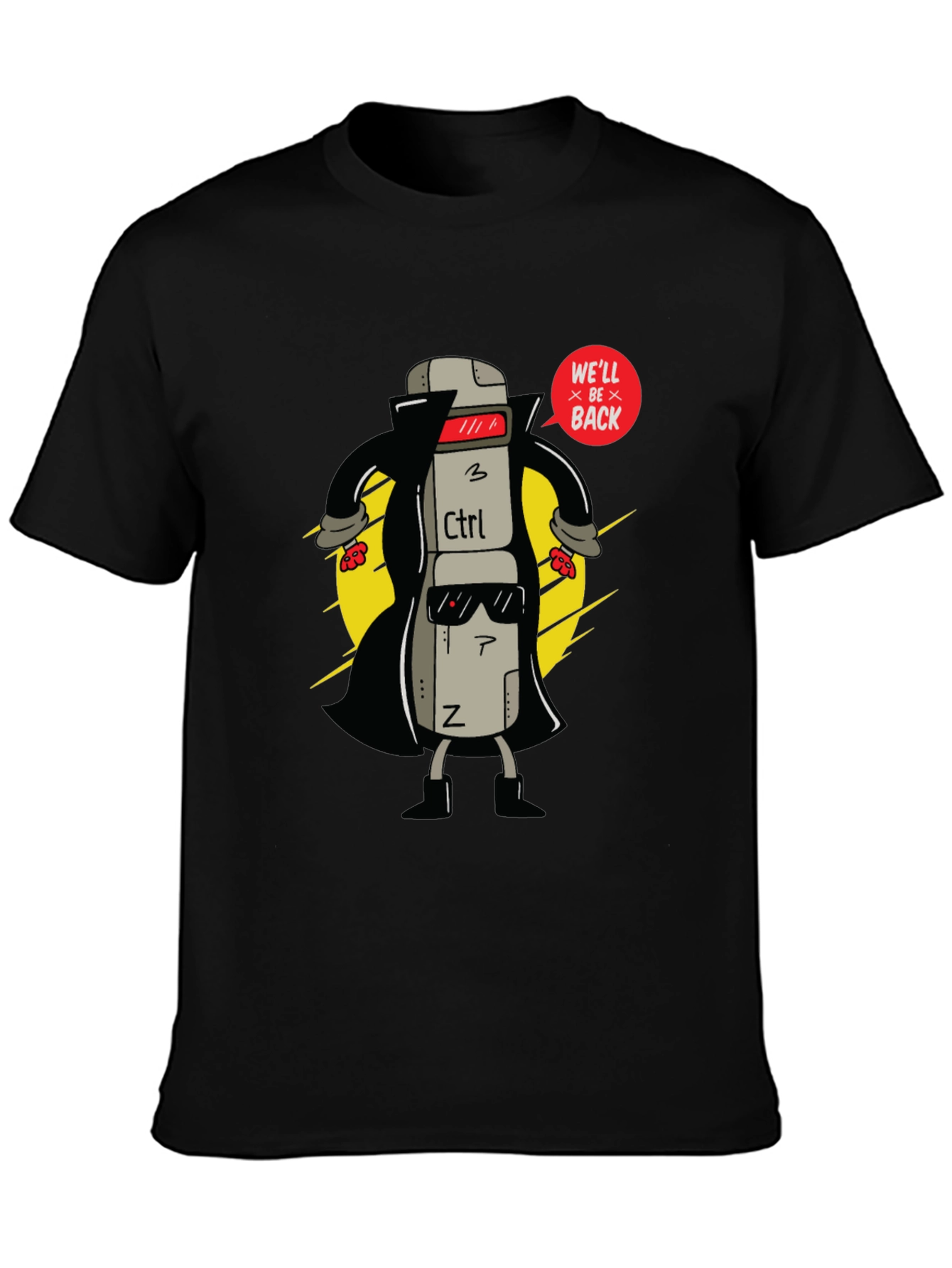 Control Key T-Shirt - Well Be Back