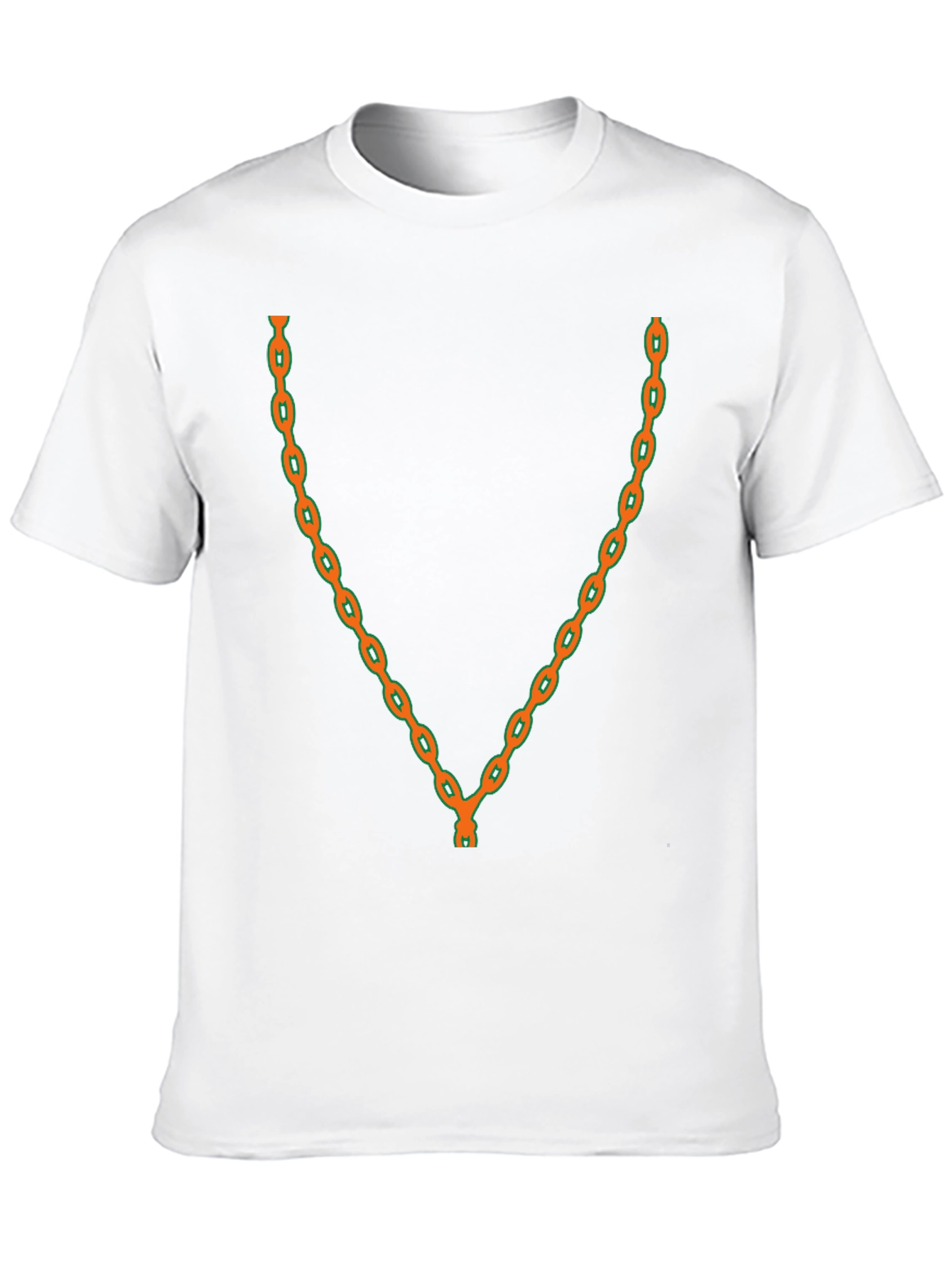 Mens Chain Graphic Tee - Bold Style Statement