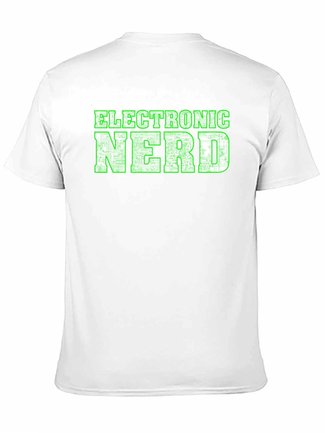Electronic Nerd Graphic T-Shirt - Black