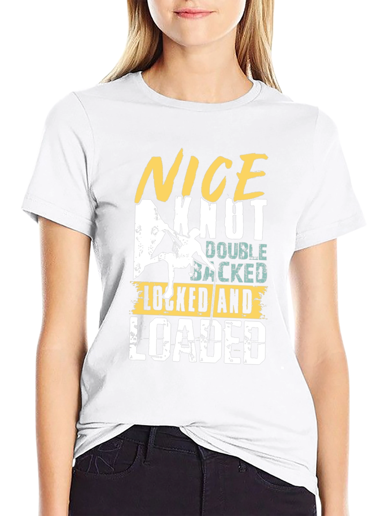 Nice Knot Climbing T-Shirt | Locked and Loaded
