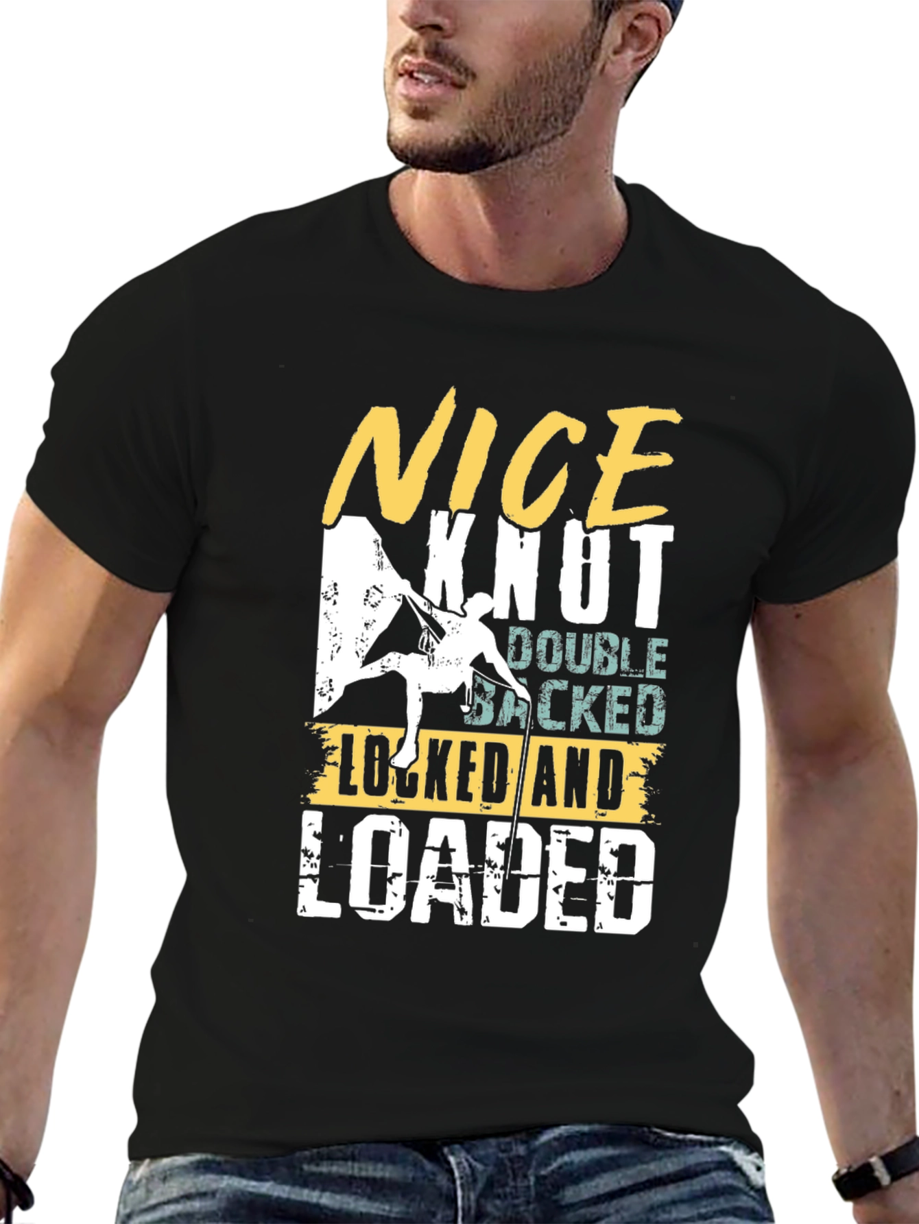 Nice Knot Climbing T-Shirt | Locked and Loaded